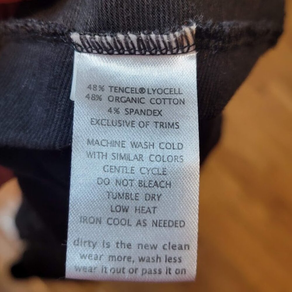 Toad&Co Black Muse Ruched Side Pocket Midi Dress | Size Large - Picture 4 of 6